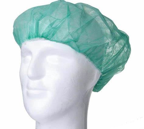 CUFFIA ROTONDA TNT VERDE CON ELASTICO CF 100 PZ