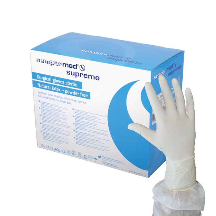 GUANTI STERILI SENZA POLVERE SUPREME MIS. 8