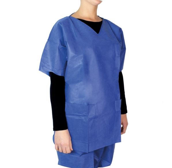 DIVISA CASACCA PANTALONE NON STERILE COLORE AZZURRO - Mis. LARGE