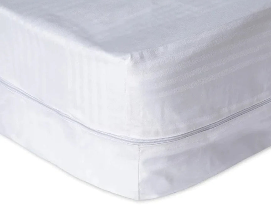 COPRIMATERASSO CON CERNIERA IN COTONE 195x85x18 cm