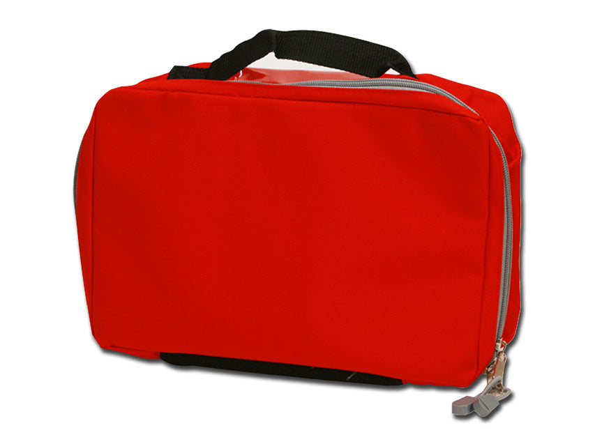 BORSETTA E5 CON MANICO ROSSA cm. 29x19x11h