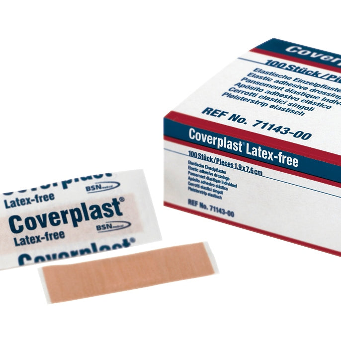 CEROTTO ELASTICO COVERPLAST mm. 25x76 CF 100 PZ