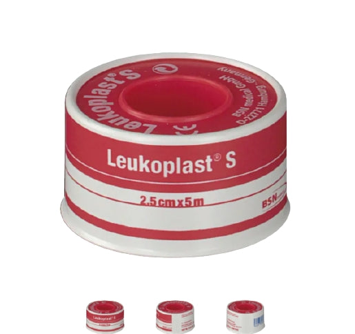 CEROTTO FISSAGGIO IN TELA LEUKOPLAST S cm. 2,5x5 mt