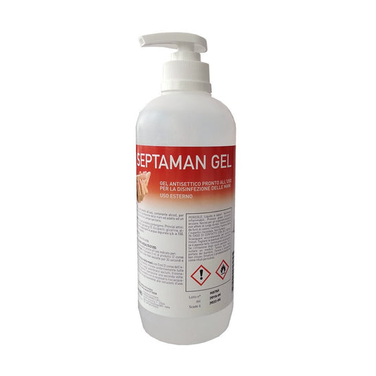 SEPTAMAN GEL IGIENIZZANTE MANI 70% Alcool 500 ml