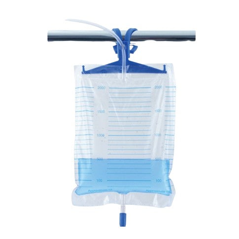 SACCHE URINA STERILI 2 Lt tubo 90 cm con scarico