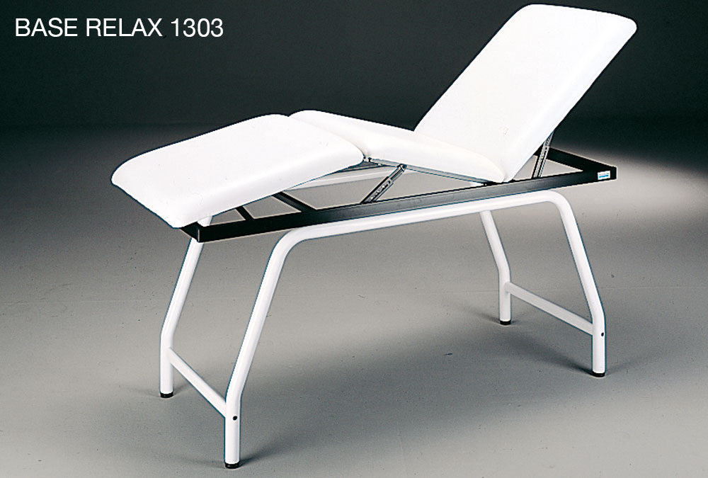 LETTINO FISSO A DUE SNODI mod. BASE RELAX - bianco