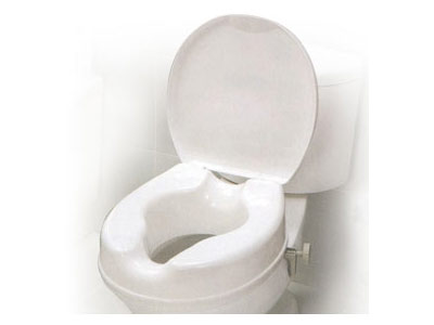 RIALZO PER WC CON COPERCHIO h. cm. 15