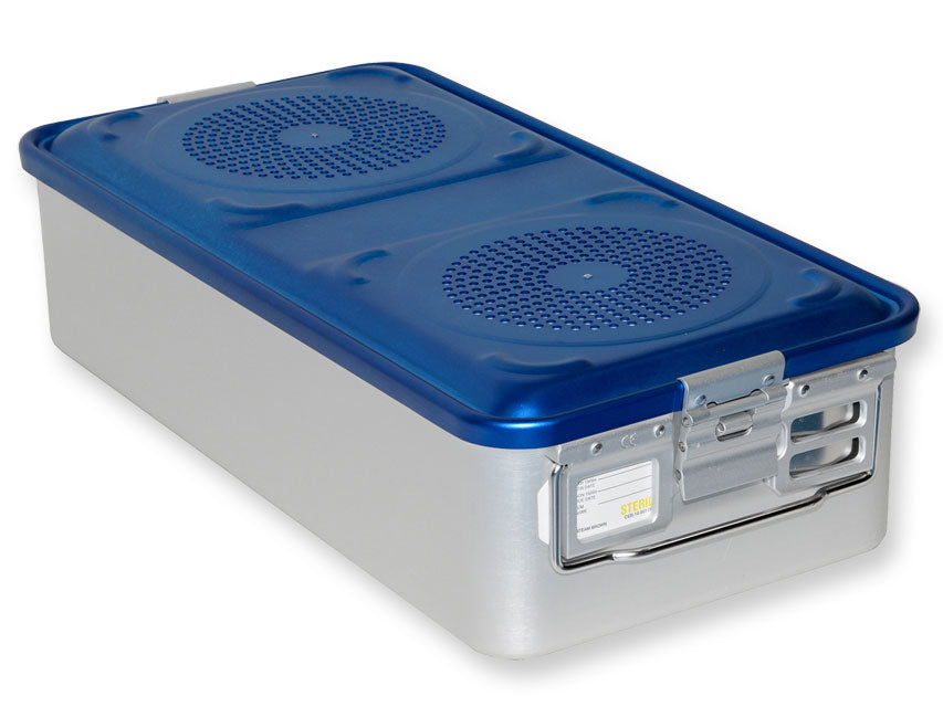 CONTAINER CON FILTRO GRANDE mm.150h BLU FORATO