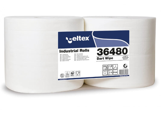 ROTOLO ASCIUGAMANI DART WIPE mt. 168x24 cm. 2 VELI CF 2 PZ