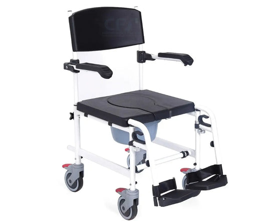 SEDIA DOCCIA E WC su ruote - seduta 50cm