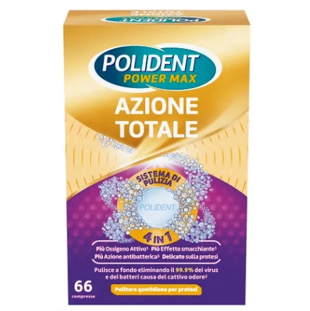 POLIDENT COMPRESSE EFFERVESCENTI cf 66 pz