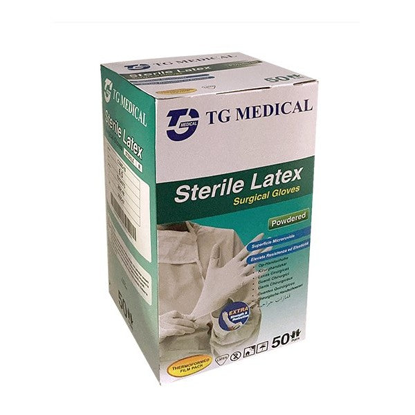 GUANTI STERILI mis.7,5 CLINISAFE in LATTICE CON POLVERE